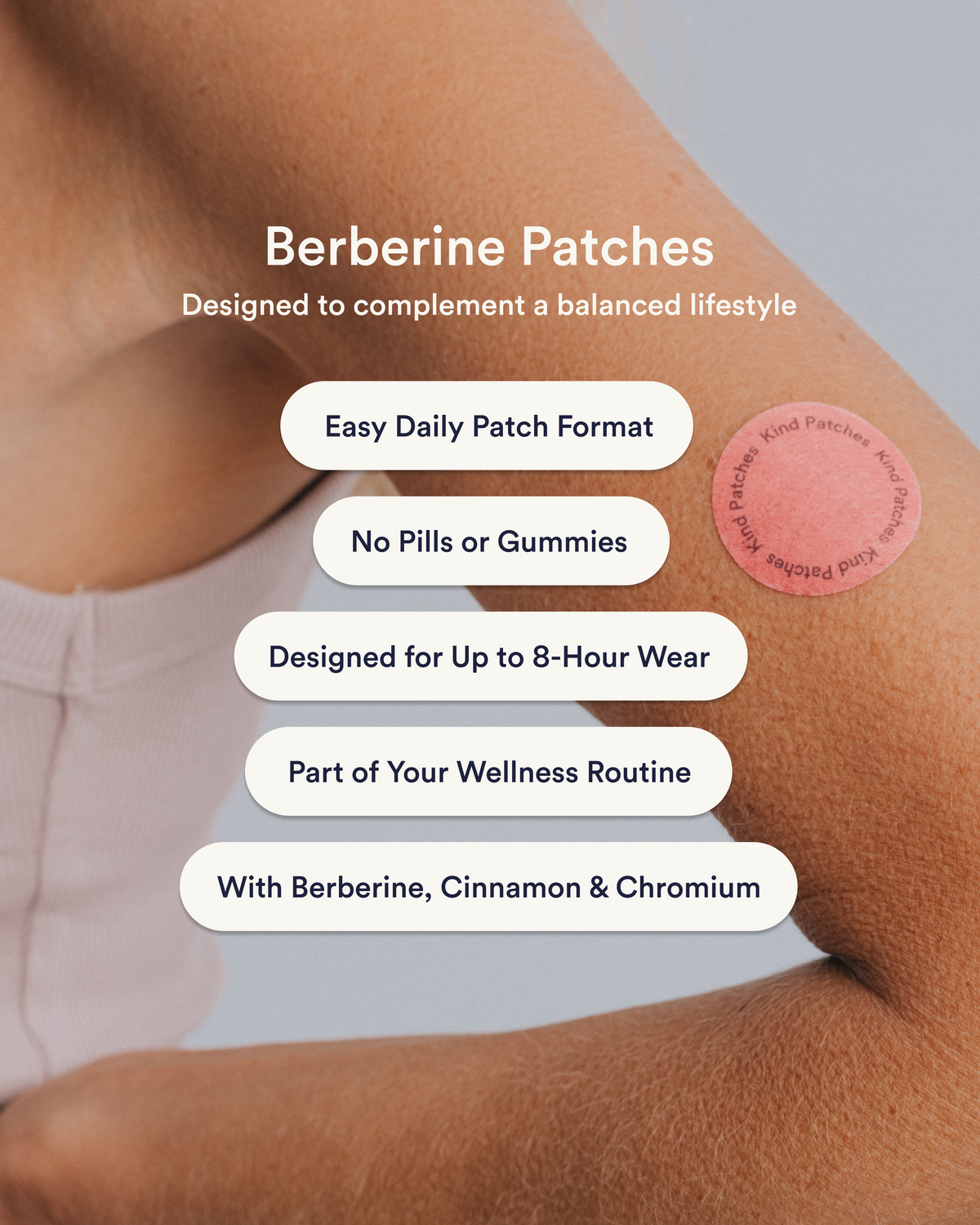 Berberine patch key points