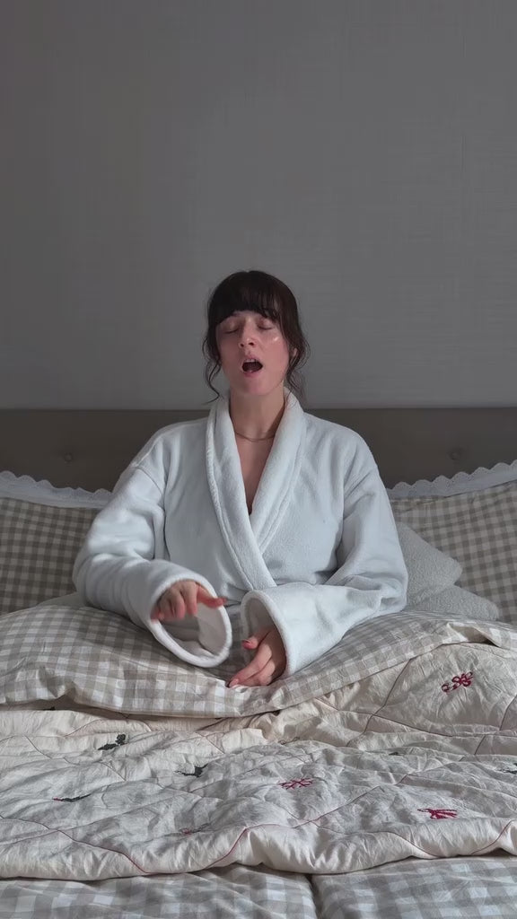 Super Glow Patches - Morning routine in bed