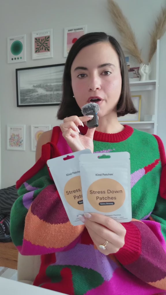 Stress Down Patches - Extra Strong - Cortisol face